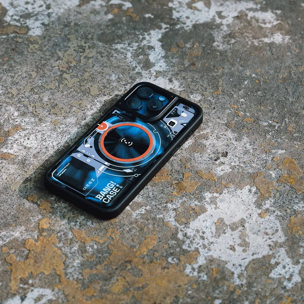 Apple iPhone 14 Pro Kılıf Özelleştirilebilir 3 Fonksiyonlu Bluetooth Bağlantılı Bitmo Lab Bangcase Akıllı M-safe Kapak
