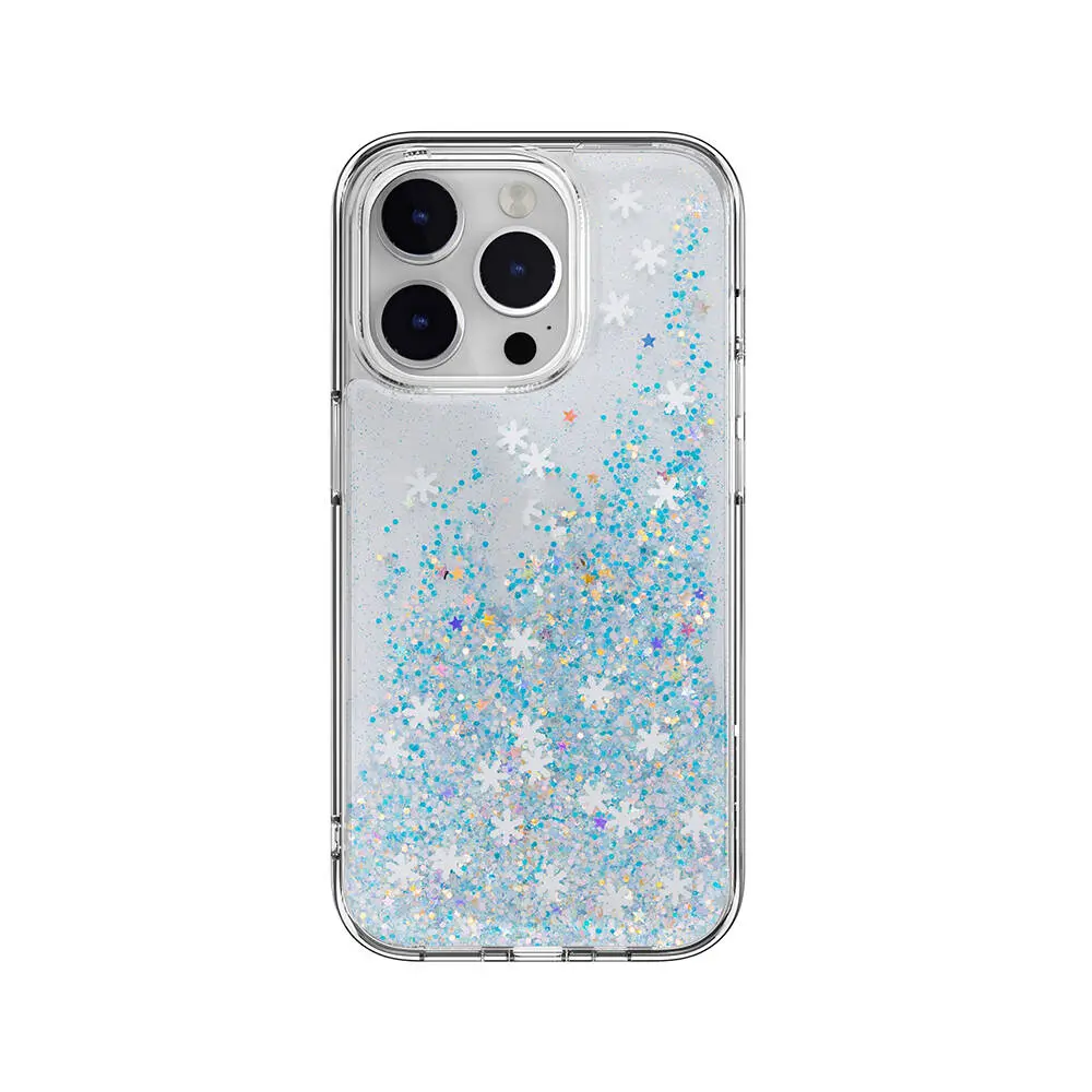 iPhone 14 Pro Şeffaf Simli Kılıf - Switcheasy Starfield