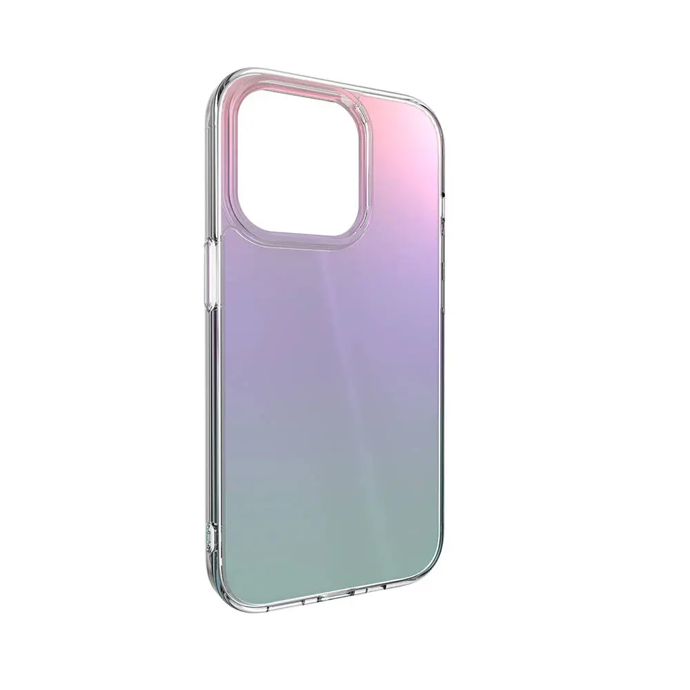 iPhone 14 Pro Şeffaf Renk Geçişli Kılıf - Switcheasy Crush Plus