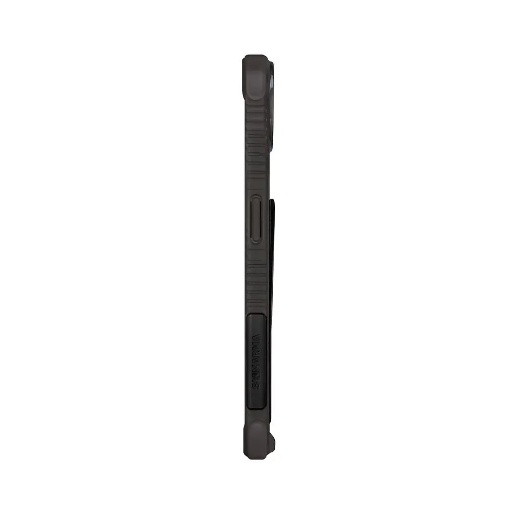 iPhone 14 Pro Şeffaf Desenli Standlı Kılıf - Skinarma Shimma