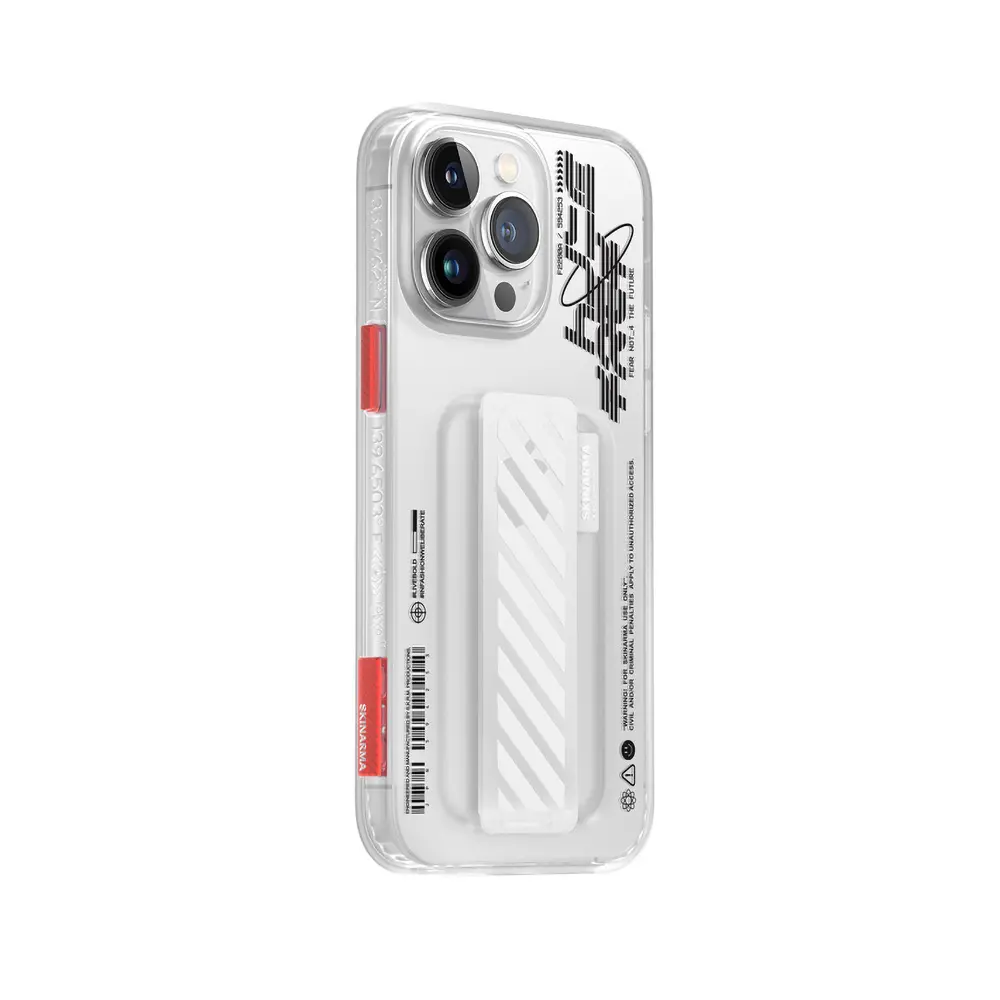 iPhone 14 Pro Şeffaf Desenli Kılıf - Skinarma Kaze