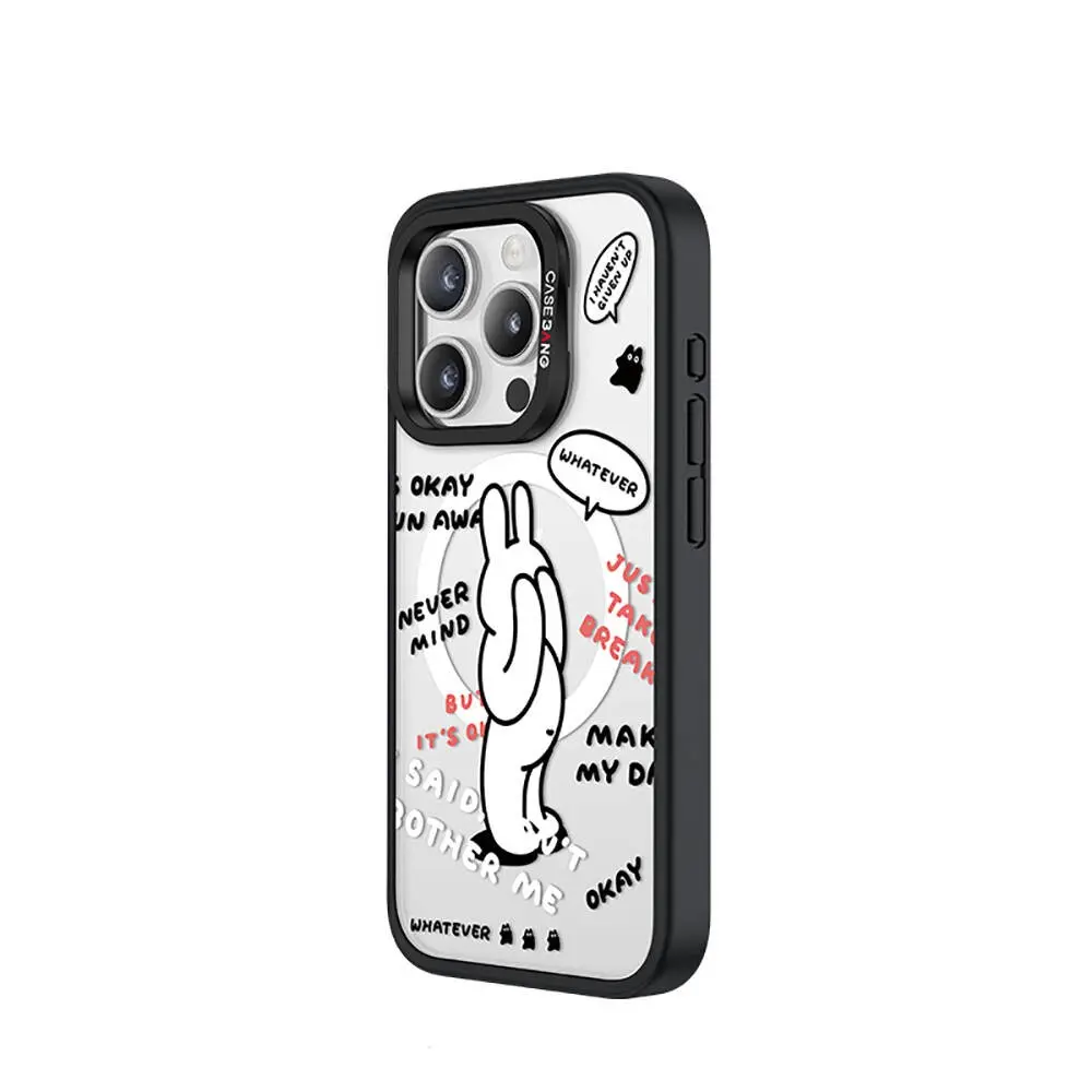 iPhone 14 Pro MagSafe Uyumlu Mıknatıslı Arka Panel - Casebang Chill Out