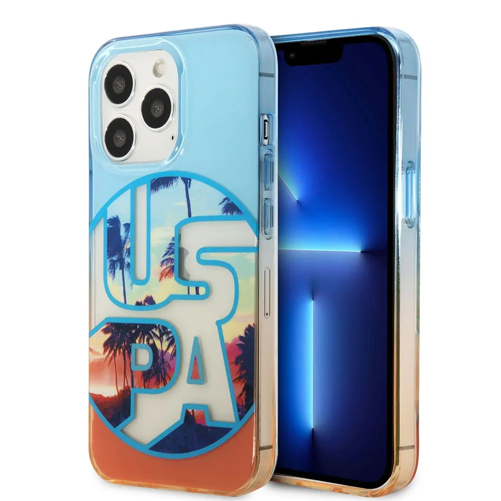 iPhone 14 Pro Max Yaprak Baskılı Kılıf - U.S. Polo Assn. Color Leaf
