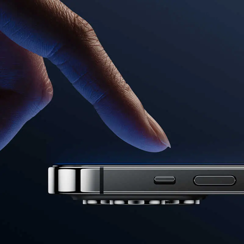iPhone 14 Pro Max Temperli Cam Ekran Koruyucu - Benks Warrior