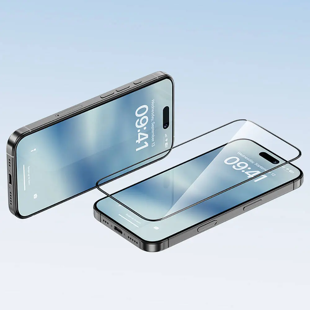 iPhone 14 Pro Max Temperli Cam Ekran Koruyucu - Benks Ultra Shield 0.4 mm