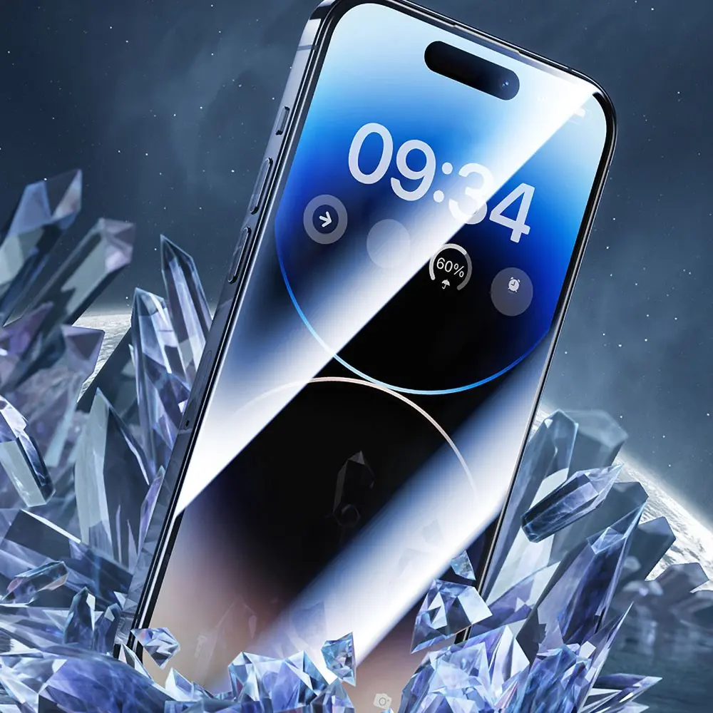 iPhone 14 Pro Max Ekran Koruyucu, Uygulama Aparatlı - Benks V Pro