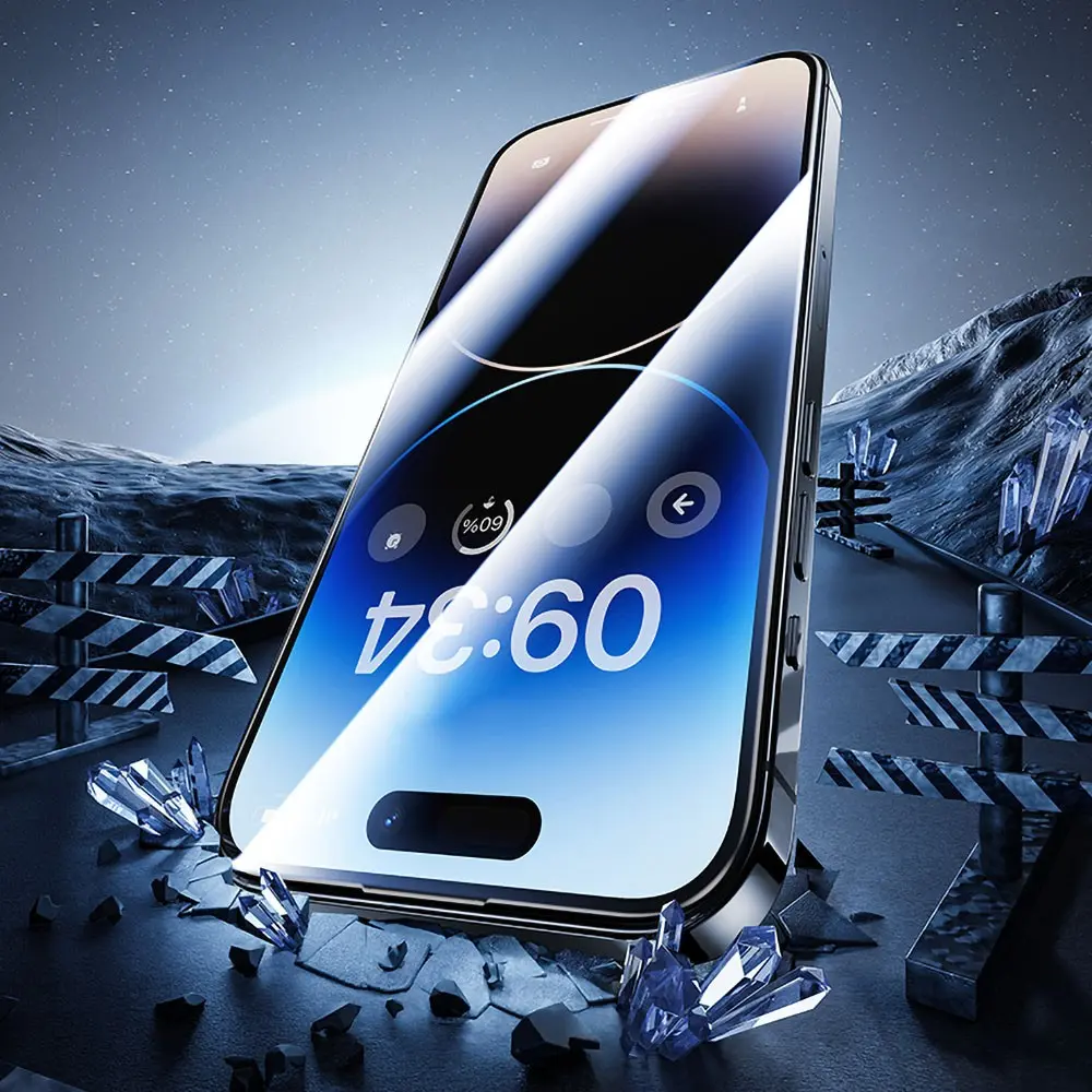 iPhone 14 Pro Max Ekran Koruyucu, Uygulama Aparatlı - Benks V Pro