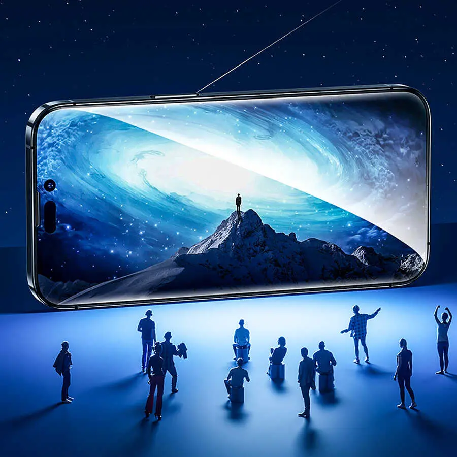 iPhone 14 Pro Max Hayalet Ekran Koruyucu - Benks V Pro Plus Privacy
