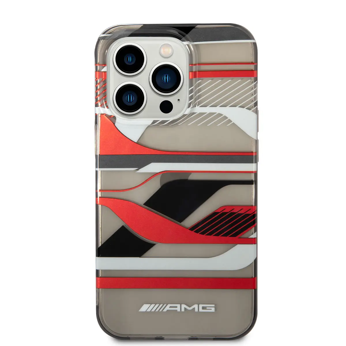 iPhone 14 Pro Max Şeffaf Grafik Desenli Kılıf - AMG
