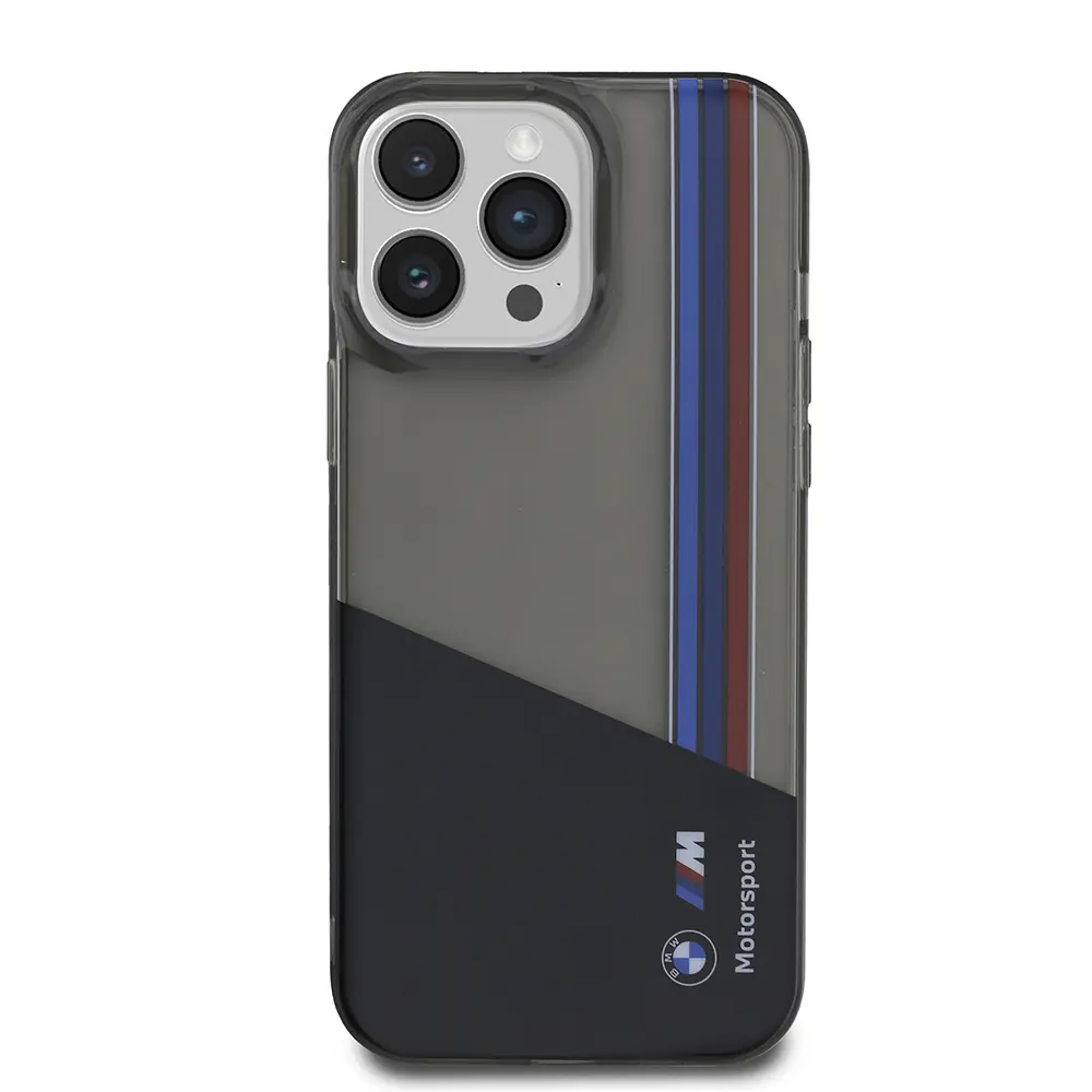 iPhone 14 Pro Max Yarı Şeffaf Kılıf - BMW M Dizayn Lisanslı