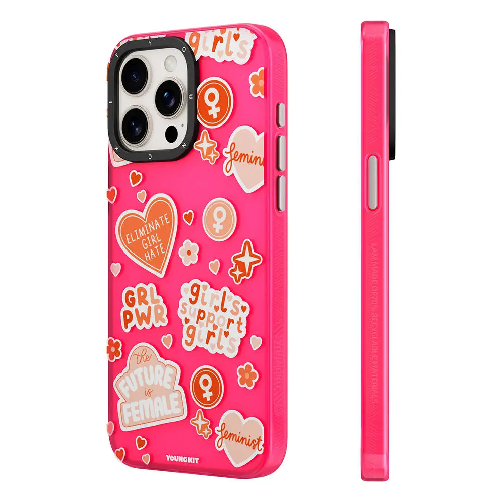 iPhone 14 Pro Max Tasarımlı Kılıf - Youngkit Sweet Language