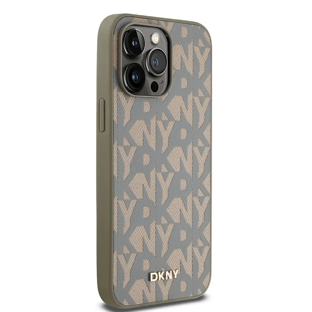 iPhone 14 Pro Max MagSafe Uyumlu Kılıf - DKNY Lisanslı Grid Pattern