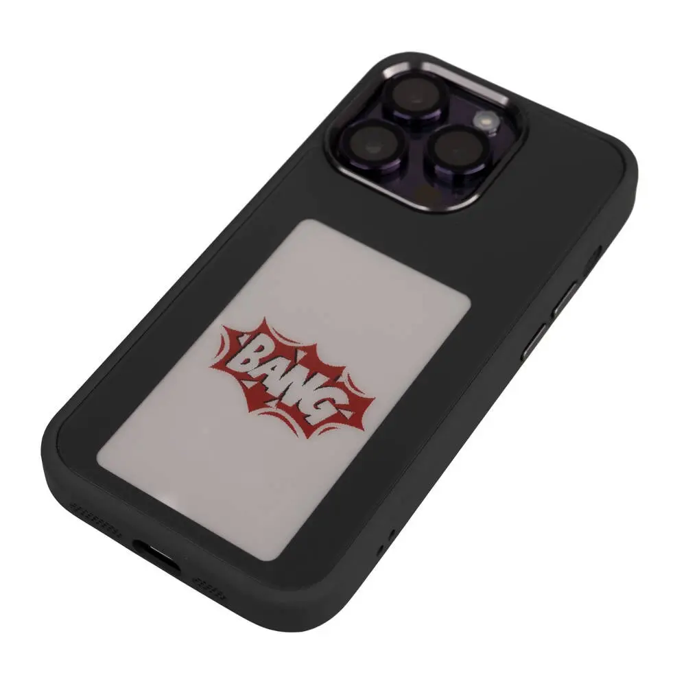 iPhone 14 Pro Max Ekranı Yansıtan Akıllı NFC Kılıf - Zore