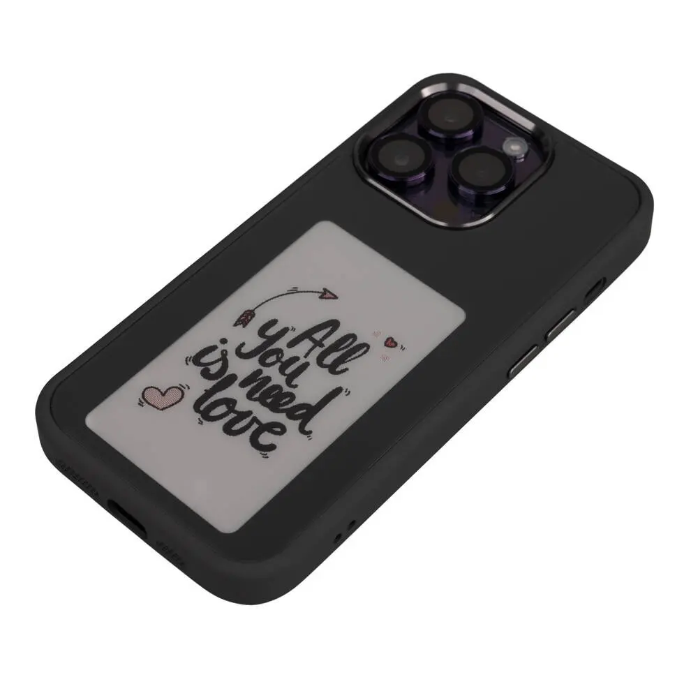 iPhone 14 Pro Max Ekranı Yansıtan Akıllı NFC Kılıf - Zore
