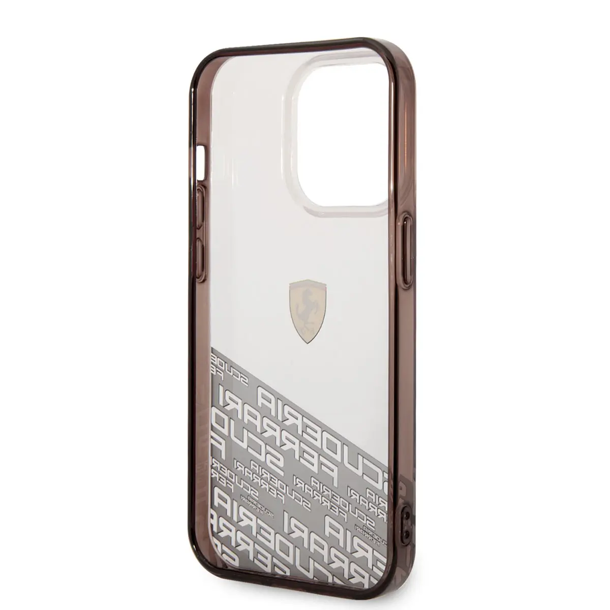 iPhone 14 Pro Max Şeffaf Kılıf, Alt Kısım Baskılı - Ferrari