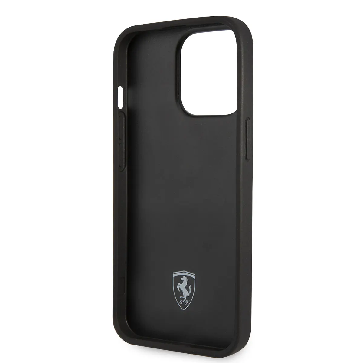 iPhone 14 Pro Max Deri Kılıf, Sarı Noktalı Tasarım - Ferrari