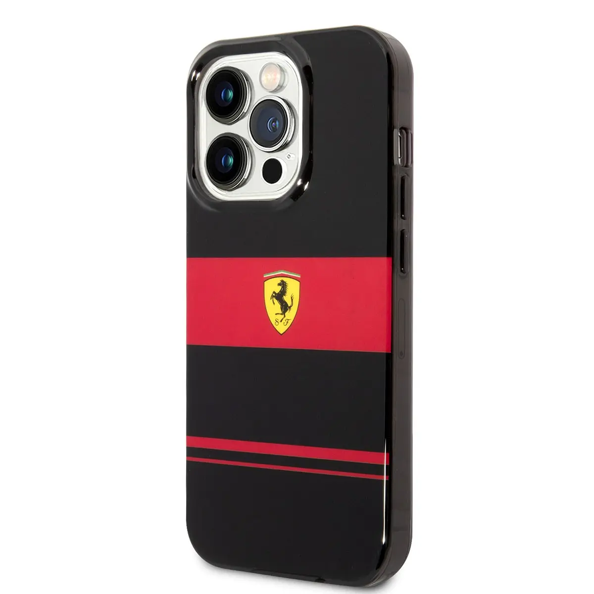 iPhone 14 Pro Max MagSafe Uyumlu Kılıf - Ferrari Yatay Çizgili