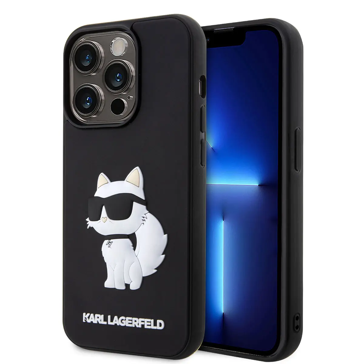 iPhone 14 Pro Max Kılıf, 3D Choupette Tasarımlı - Karl Lagerfeld