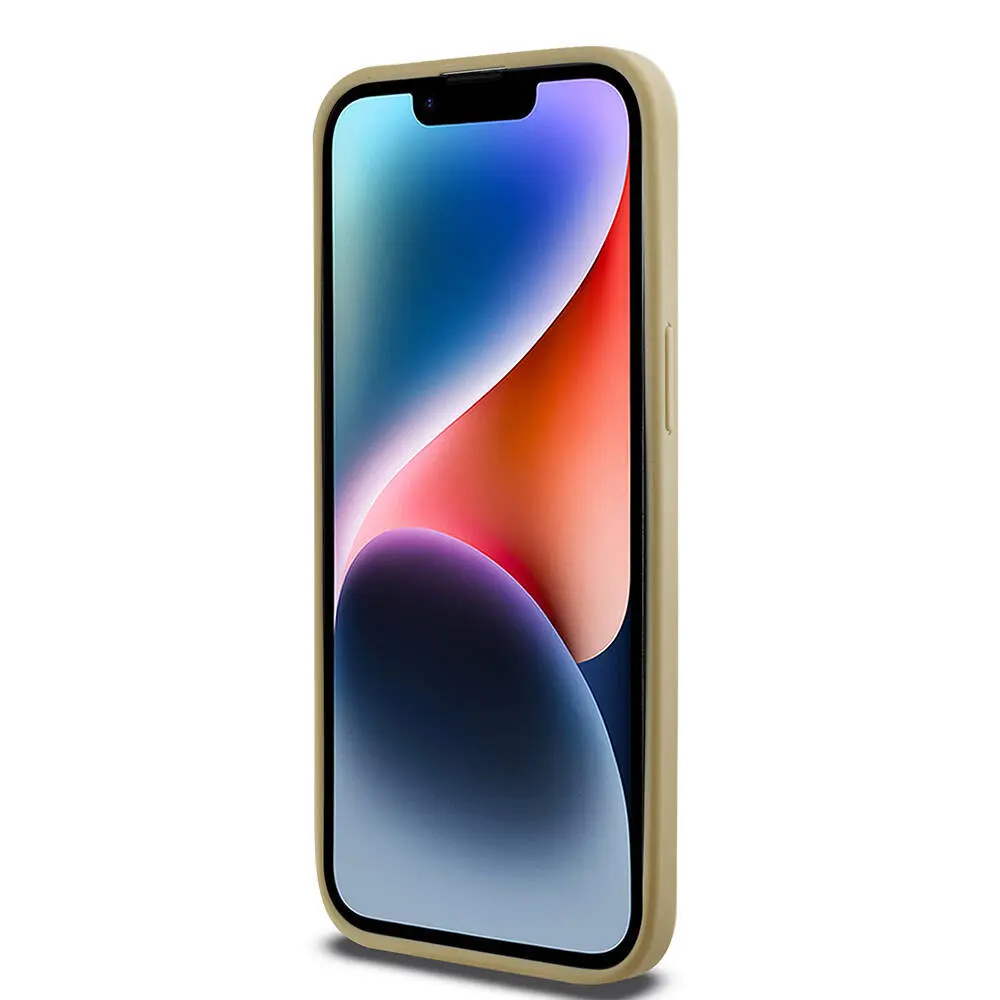 iPhone 14 Pro Max Tüylü Arka Yüzeyli Saffiano Kılıf - Karl Lagerfeld
