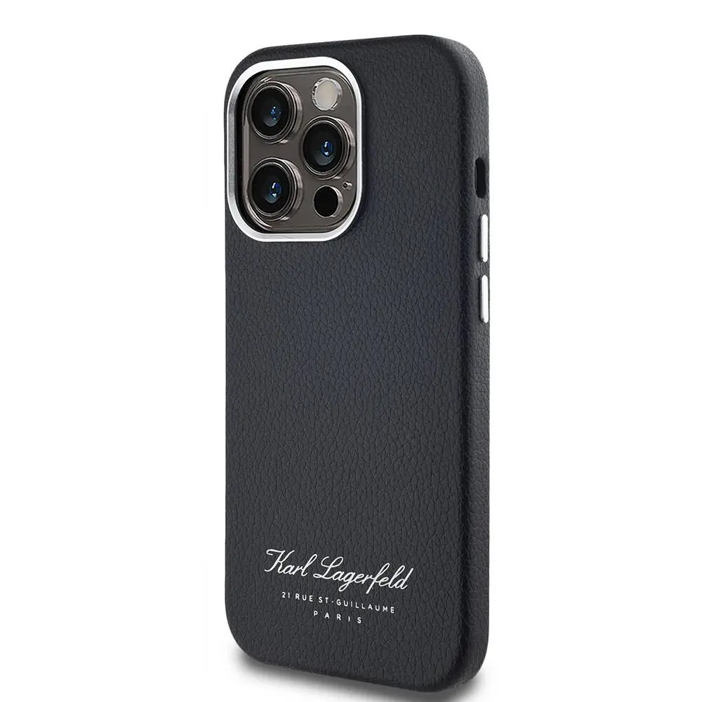 iPhone 14 Pro Max Kılıf KL Yazılı Hotel Kapak - Karl Lagerfeld