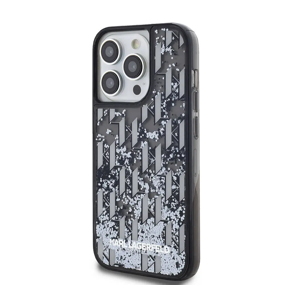 iPhone 14 Pro Max Simli KL Yazılı Monogram Kılıf - Karl Lagerfeld