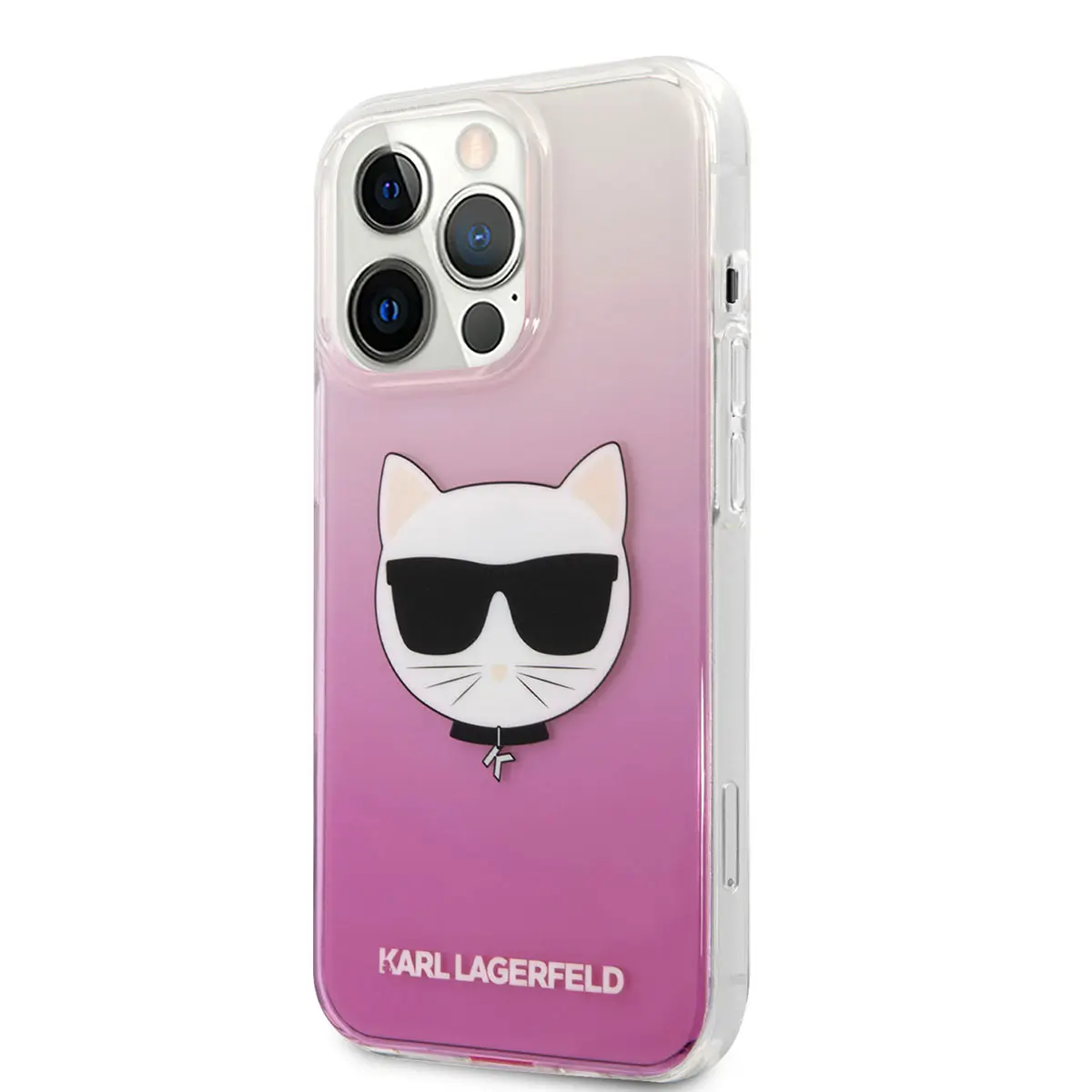 iPhone 14 Pro Max Sert TPU Kılıf, Choupette Dizayn - Karl Lagerfeld