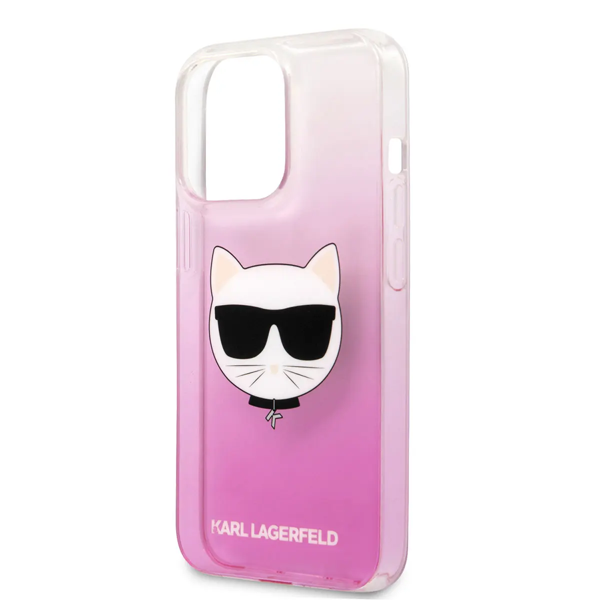 iPhone 14 Pro Max Sert TPU Kılıf, Choupette Dizayn - Karl Lagerfeld