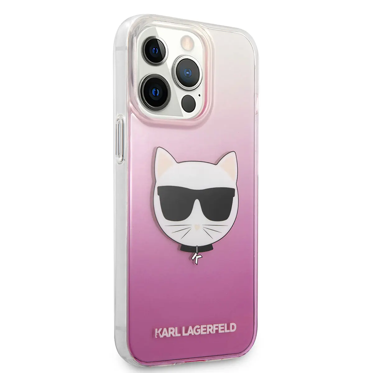 iPhone 14 Pro Max Sert TPU Kılıf, Choupette Dizayn - Karl Lagerfeld