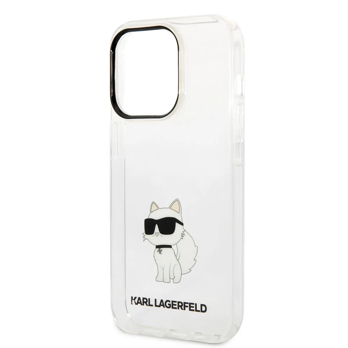 iPhone 14 Pro Max Şeffaf Kılıf, Choupette Desenli - Karl Lagerfeld
