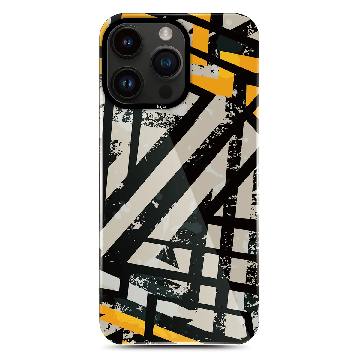 iPhone 14 Pro Max HD Desenli Kılıf - Kajsa Shield Plus Grafiti
