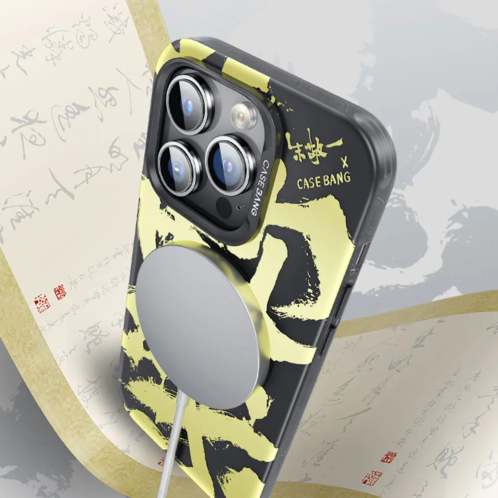 iPhone 14 Pro Max MagSafe Uyumlu Kılıf - Benks Casebang Calligraphy Joy