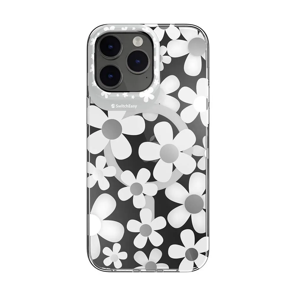 iPhone 14 Pro Max MagSafe Uyumlu Çift IMD Baskılı Kılıf - Switcheasy Artist-M Fleur