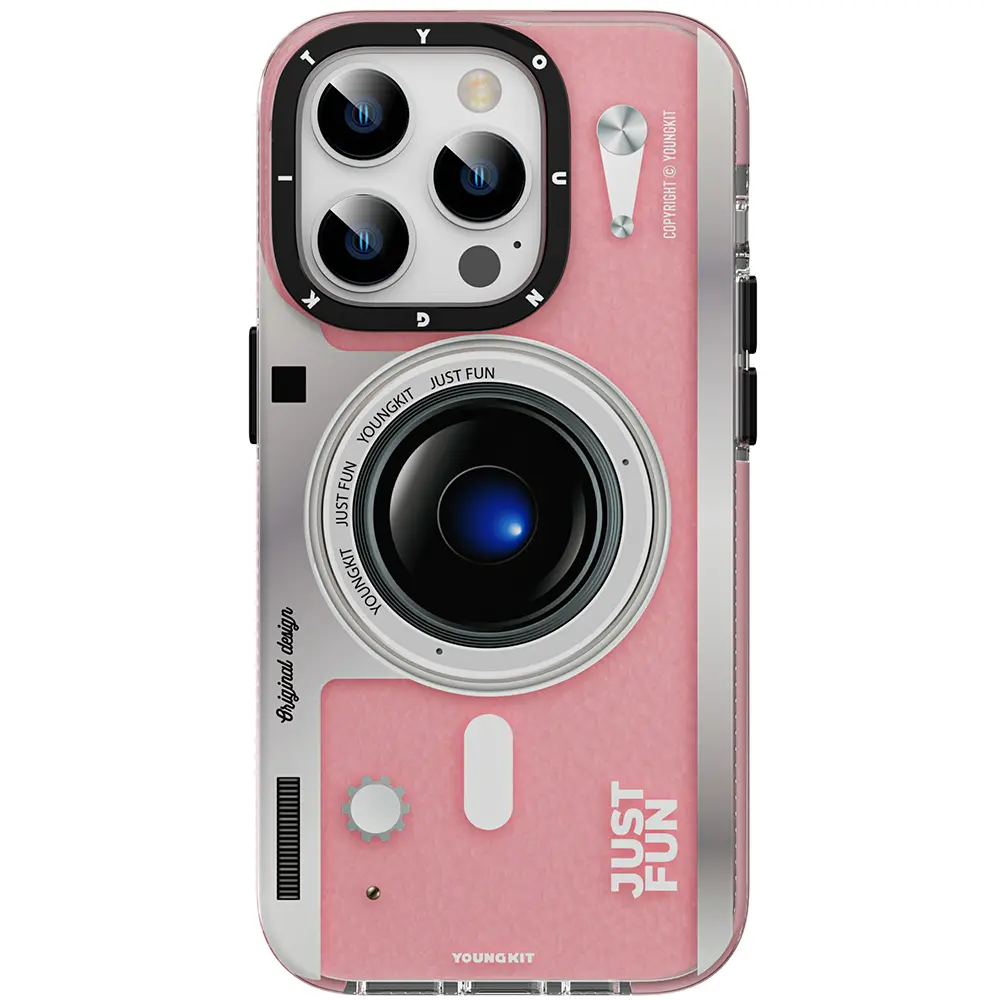 iPhone 14 Pro Max MagSafe Uyumlu Lens Figürlü Kılıf - YoungKit Art Film