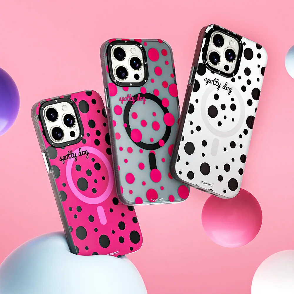 iPhone 14 Pro Max MagSafe Uyumlu Puantiyeli Kılıf - Youngkit Spots
