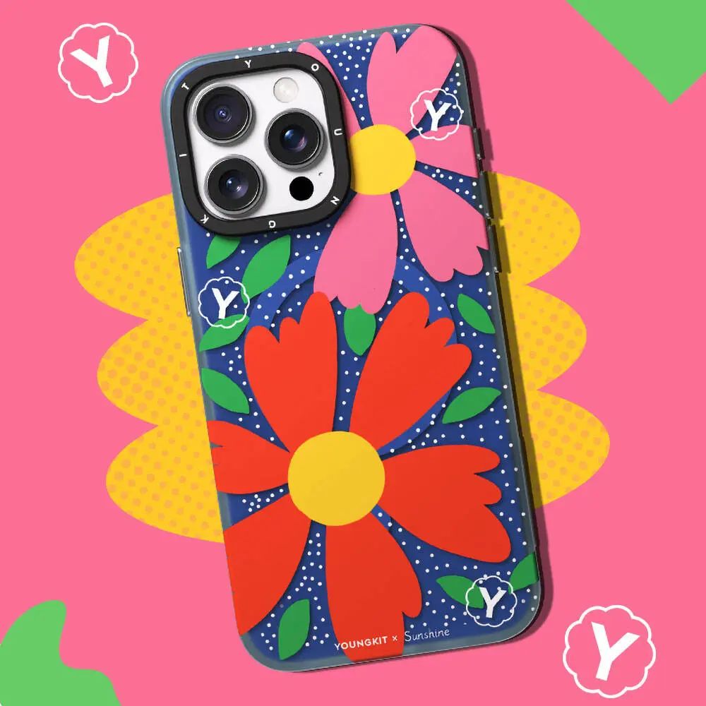 iPhone 14 Pro Max MagSafe Uyumlu Kılıf - Youngkit Colorful Sunshine