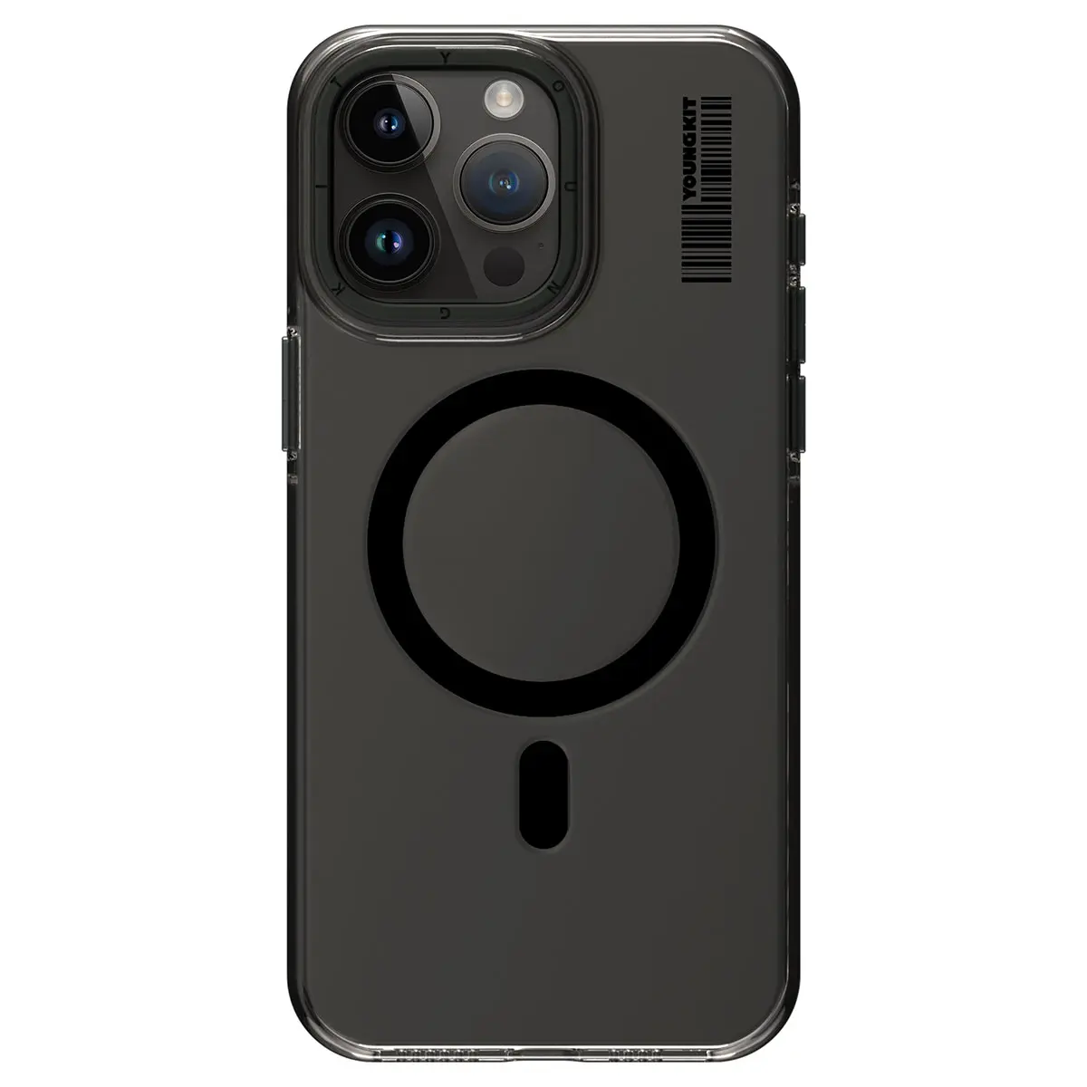 iPhone 14 Pro Max MagSafe Uyumlu Şeffaf Kılıf - Youngkit Crystal Shield