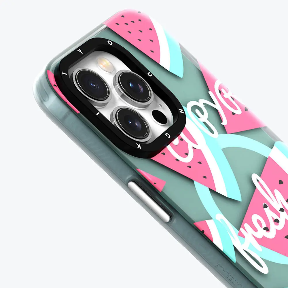 iPhone 14 Pro Max MagSafe Uyumlu Yaz Meyvesi Desenli Kılıf - Youngkit Fruity Flavour