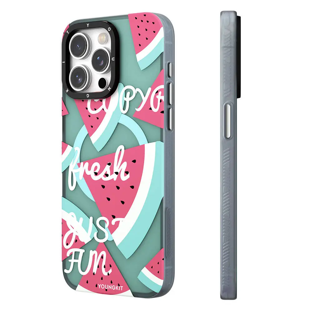 iPhone 14 Pro Max MagSafe Uyumlu Yaz Meyvesi Desenli Kılıf - Youngkit Fruity Flavour