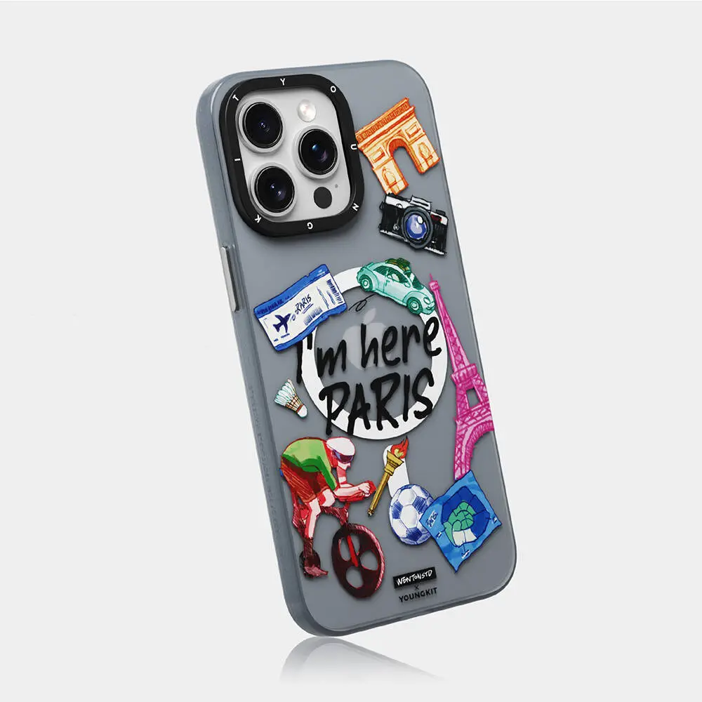 iPhone 14 Pro Max MagSafe Uyumlu Kılıf - Youngkit in Paris Serisi