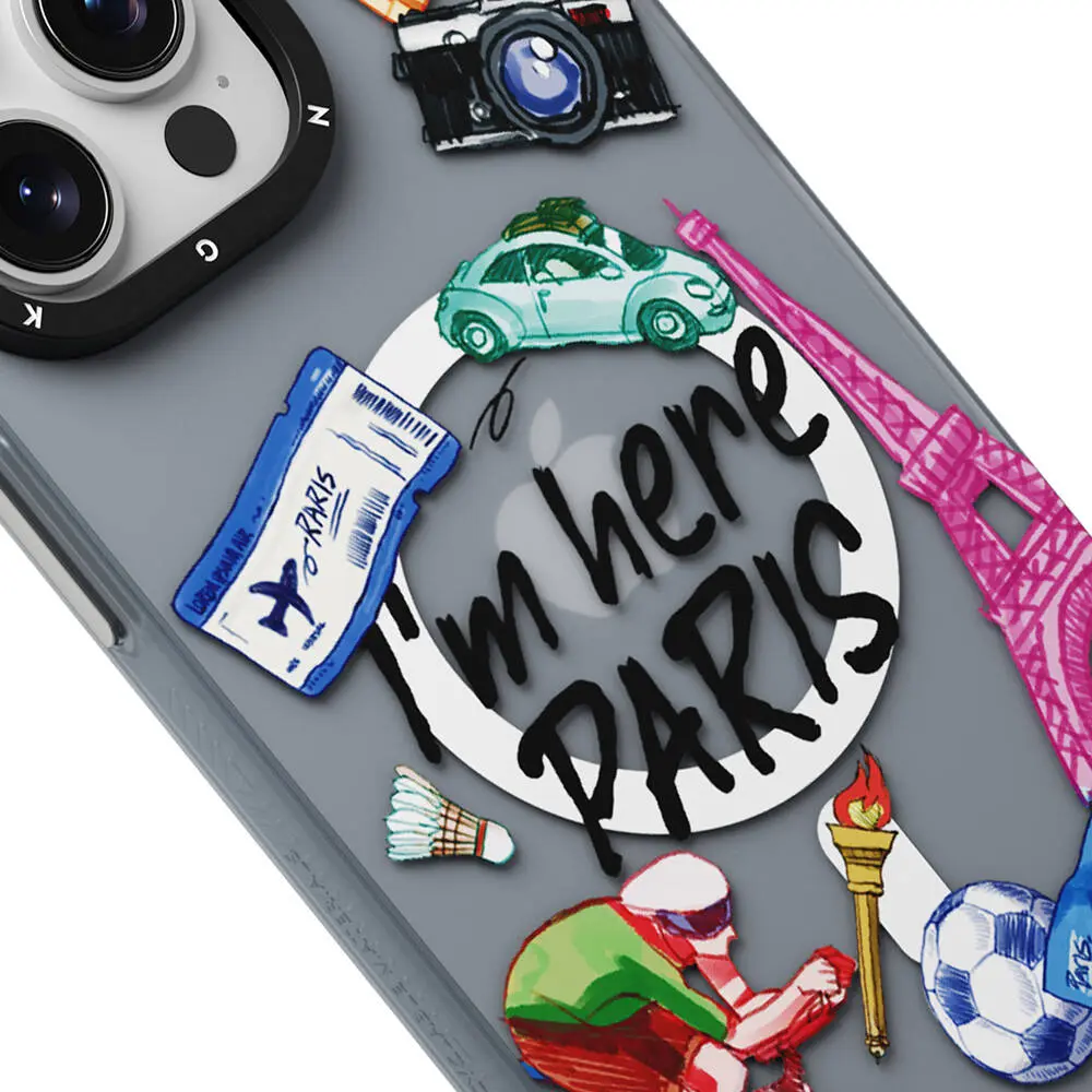 iPhone 14 Pro Max MagSafe Uyumlu Kılıf - Youngkit in Paris Serisi