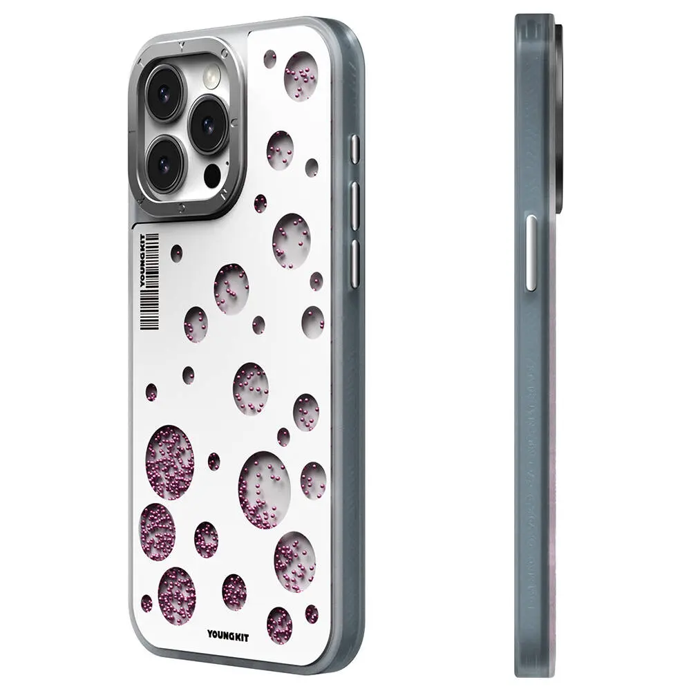 iPhone 14 Pro Max MagSafe Uyumlu Kılıf - Youngkit Quicksand Beads