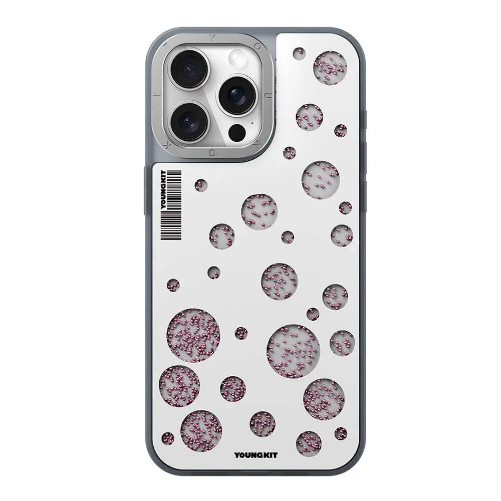 iPhone 14 Pro Max MagSafe Uyumlu Kılıf - Youngkit Quicksand Beads