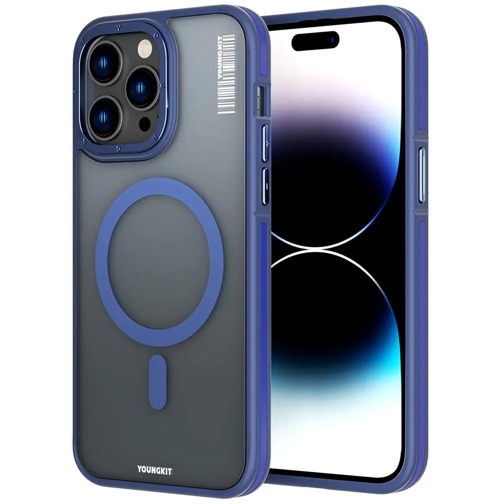 iPhone 14 Pro Max MagSafe Uyumlu Kılıf - Youngkit Rock Sand