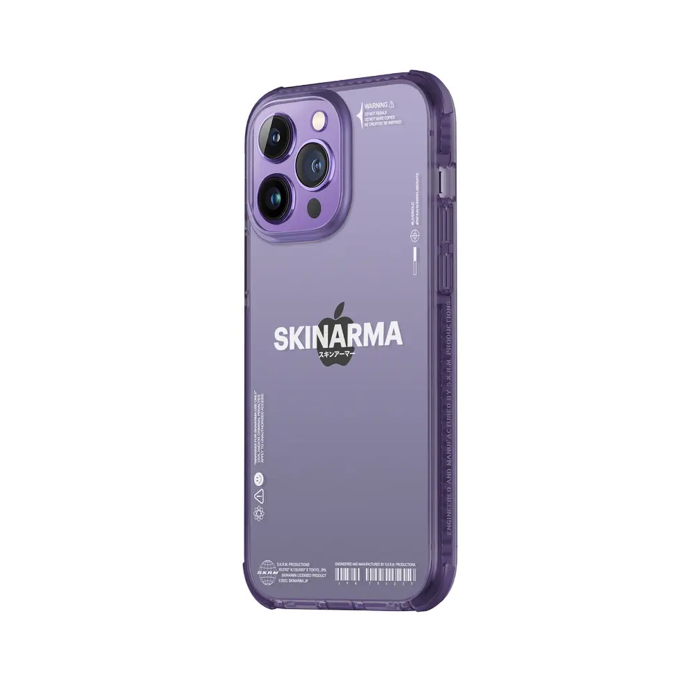 iPhone 14 Pro Max Şeffaf Airbag Tasarımlı Kılıf - Skinarma Iro