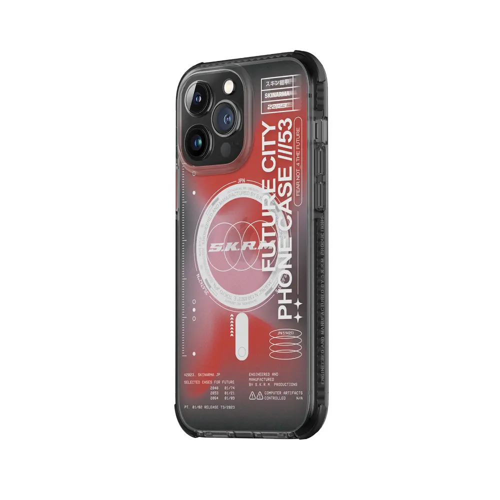 iPhone 14 Pro Max MagSafe Uyumlu Şeffaf Kılıf - Skinarma Shorai