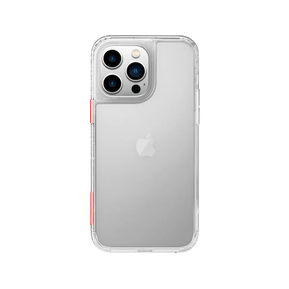 iPhone 14 Pro Max Şeffaf Airbag Tasarımlı Kılıf - Skinarma Saido