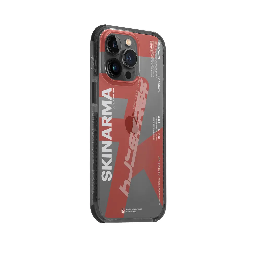 iPhone 14 Pro Max Şeffaf Airbag Tasarımlı Kılıf - Skinarma Raku