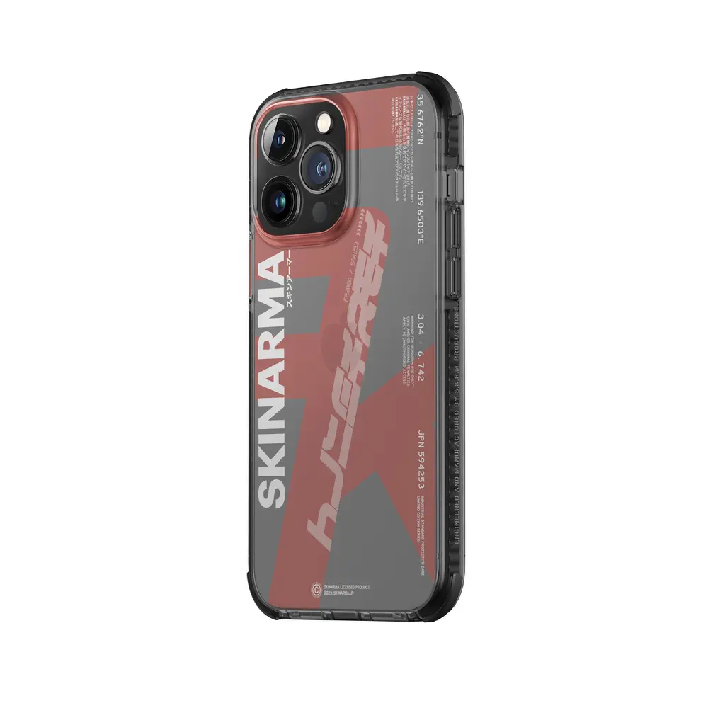 iPhone 14 Pro Max Şeffaf Airbag Tasarımlı Kılıf - Skinarma Raku