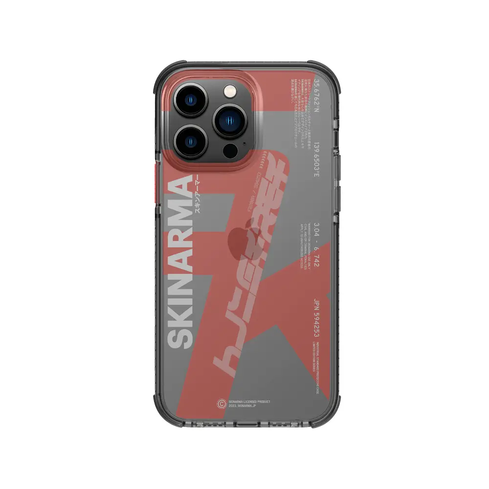 iPhone 14 Pro Max Şeffaf Airbag Tasarımlı Kılıf - Skinarma Raku