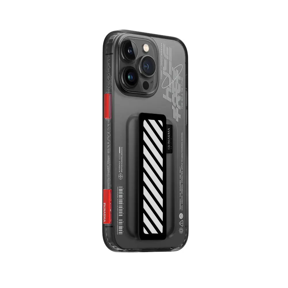 iPhone 14 Pro Max Şeffaf Desenli Kılıf - Skinarma Kaze